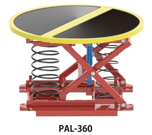 画像1: 腰痛対策機器 パレットレベラー PAL-360 400kg 花岡車輌 ※個人宅配送不可・別途送料 (1)