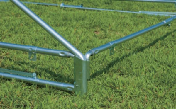 画像2: ブルドックテント エコノミー 5号 (パイプ・天幕セット) 岸工業 ※個人宅配送不可・別途送料 (2)