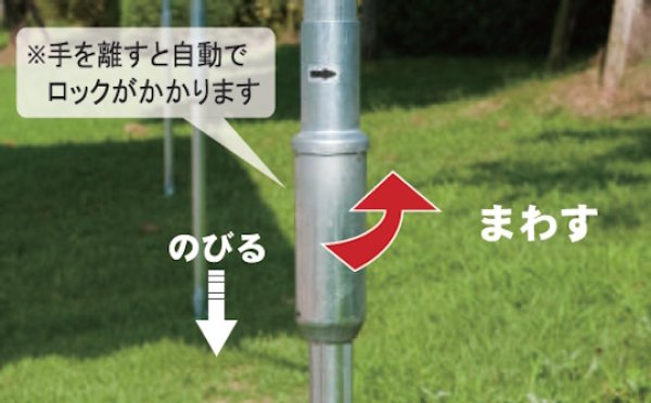 画像2: ブルドックテント スロープ 2号 (パイプ・天幕セット) 岸工業 ※個人宅配送不可・別途送料 (2)