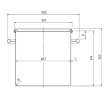 画像2: ステンレス 密閉容器(レバーハンド式) CTL-43H (容量70L) 日東金属工業 ※別途送料 (2)