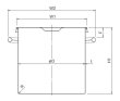 画像2: ステンレス 汎用容器(取っ手式) ST-43 (容量65L) 日東金属工業 ※別途送料 (2)