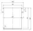 画像2: ステンレス 汎用容器(取っ手式) ST-565H (容量200L) 日東金属工業 ※別途送料 (2)