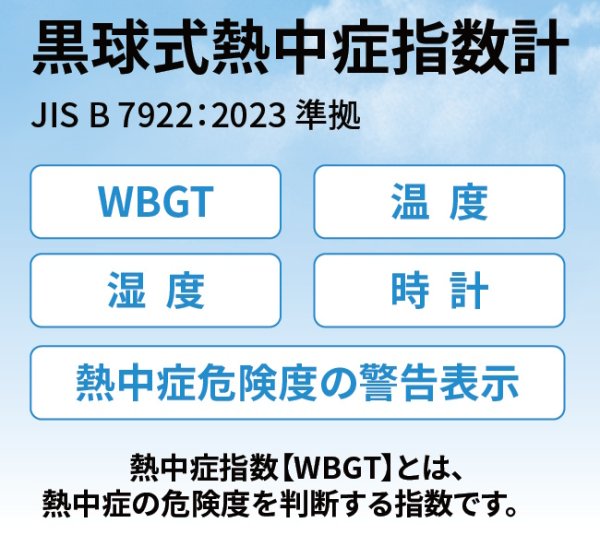 画像2: RABLISS KO392 黒球式熱中症指数計 ※個人宅配送不可・別途送料 (2)