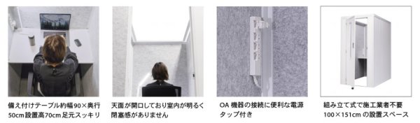 画像3: リミュートシリーズ 吸音ブースフロントイン フルオープン 岐阜プラスチック工業 テクセル (3)