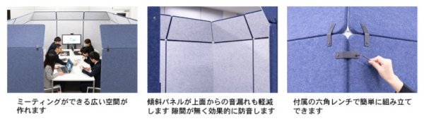 画像2: リミュートシリーズ オフィスパーティション 2x2 岐阜プラスチック工業 テクセル (2)