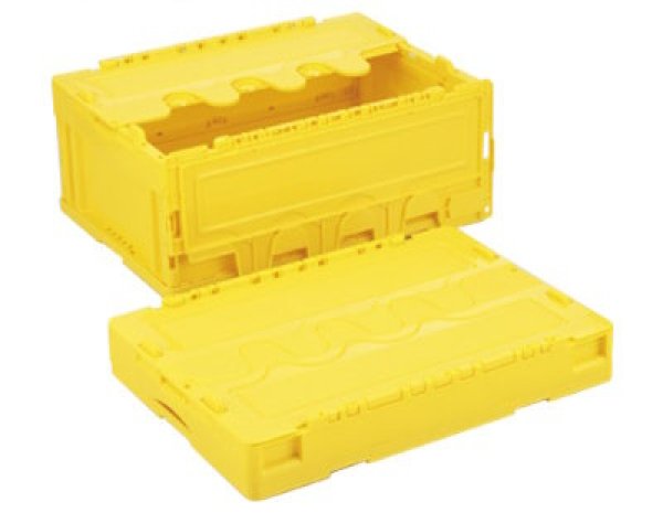 画像2: 蓋付き折りたたみコンテナ CF-S31NR 岐阜プラスチック工業 ※出荷単位(5個)未満別途送料 (2)