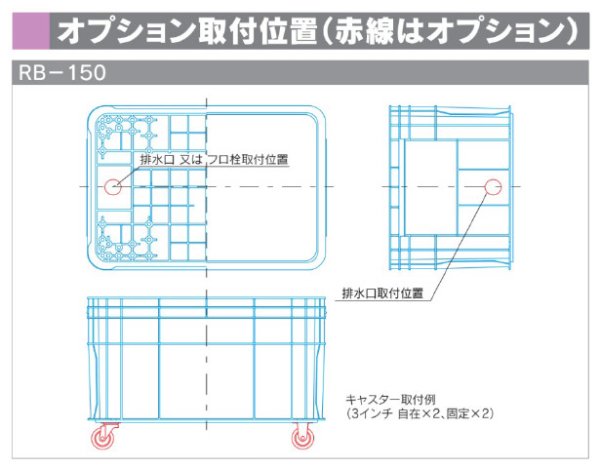 楽天市場】RBコンテナー/コンテナボックス 【31L ブルー】 RB