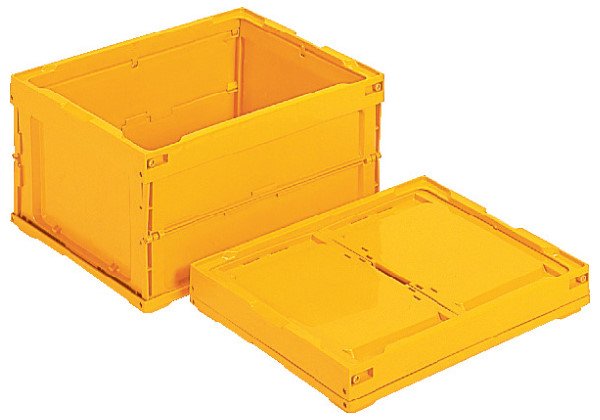 画像2: 折りたたみコンテナ オリコン 25B (蓋なし) 三甲株式会社(サンコー) ※個人宅追加送料・出荷単位(5個)未満別途送料 (2)