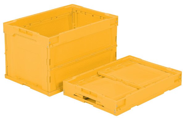 画像2: 折りたたみコンテナ オリコン L51B (蓋なし) 三甲株式会社(サンコー) ※個人宅追加送料・出荷単位(5個)未満別途送料 (2)