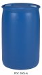 画像1: 液体輸送用 プラスチックドラム クローズドタイプ PDC 200L-6 三甲株式会社(サンコー) ※個人宅配送不可 (1)