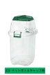 画像5: 業務用ゴミ箱 透明エコダスター#35 1セット4個梱包 積水テクノ成型 (5)