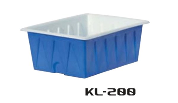 画像1: 角型容器 浅型角槽 KL型容器 KL-200 スイコー ※個人宅配送不可 (1)