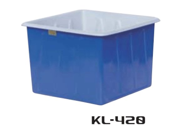 画像1: 角型容器 浅型角槽 KL型容器 KL-420 スイコー ※個人宅配送不可 (1)