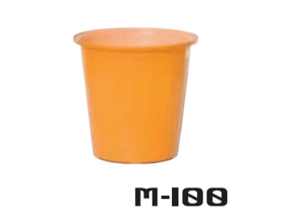 画像1: 丸型容器 M型容器 M-100 スイコー ※個人宅配送不可 (1)