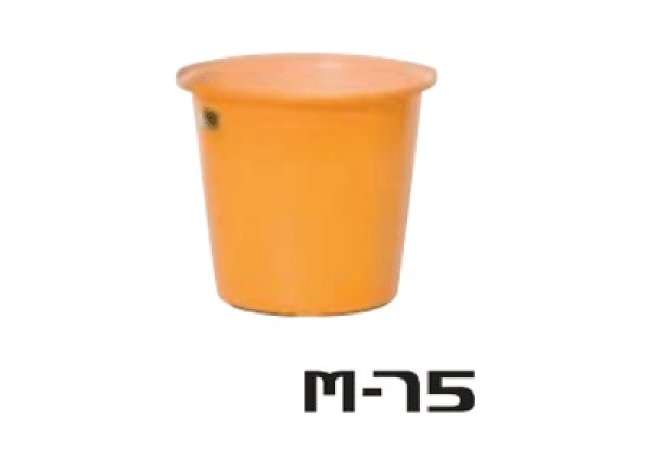 画像1: 丸型容器 M型容器 M-75 スイコー ※個人宅配送不可 (1)