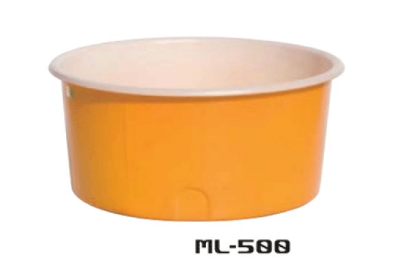 画像1: 丸型容器 ML型容器 ML-500 スイコー ※個人宅配送不可 (1)