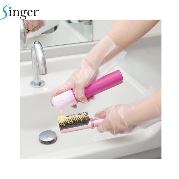 画像5: シンガー ポリエチ指絞り (ブルー) 宇都宮製作 1ケース6,000枚 (200枚×30袋)入り ※個人宅配送不可・別途送料 (5)